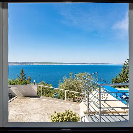 My Dalmatia - Sea View Masha With Private Heated Pool 아파트 스타리그라드 파클레니차